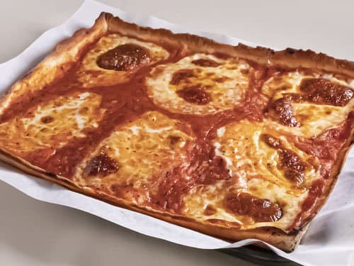 Lazzara's pizzeria interior - warm family atmosphere
